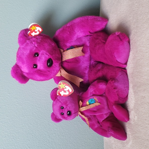 Ty Other - Ty Millennium Buddy & Beanie Bear Set🐻Plush Gift Kids Toy Rare Collectible, NWT